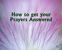 how to get your prayers answered