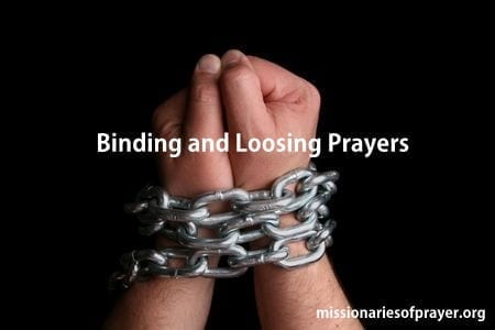 binding loosing prayers spiritual praying husband prayer
